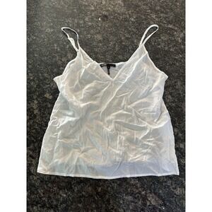 Maje sheer white camisole Sz 1. White. NWOT
